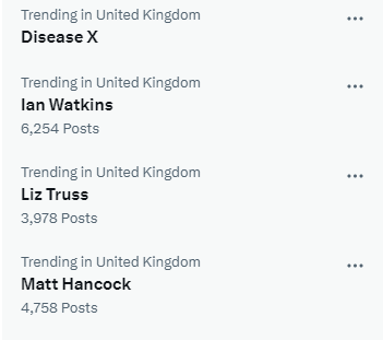 ExcelPope's tweet photo. I'm going to be honest, I haven't actually heard any Disease X's songs, but with that line-up I'm not hopeful. https://t.co/iZuNMjlAeC