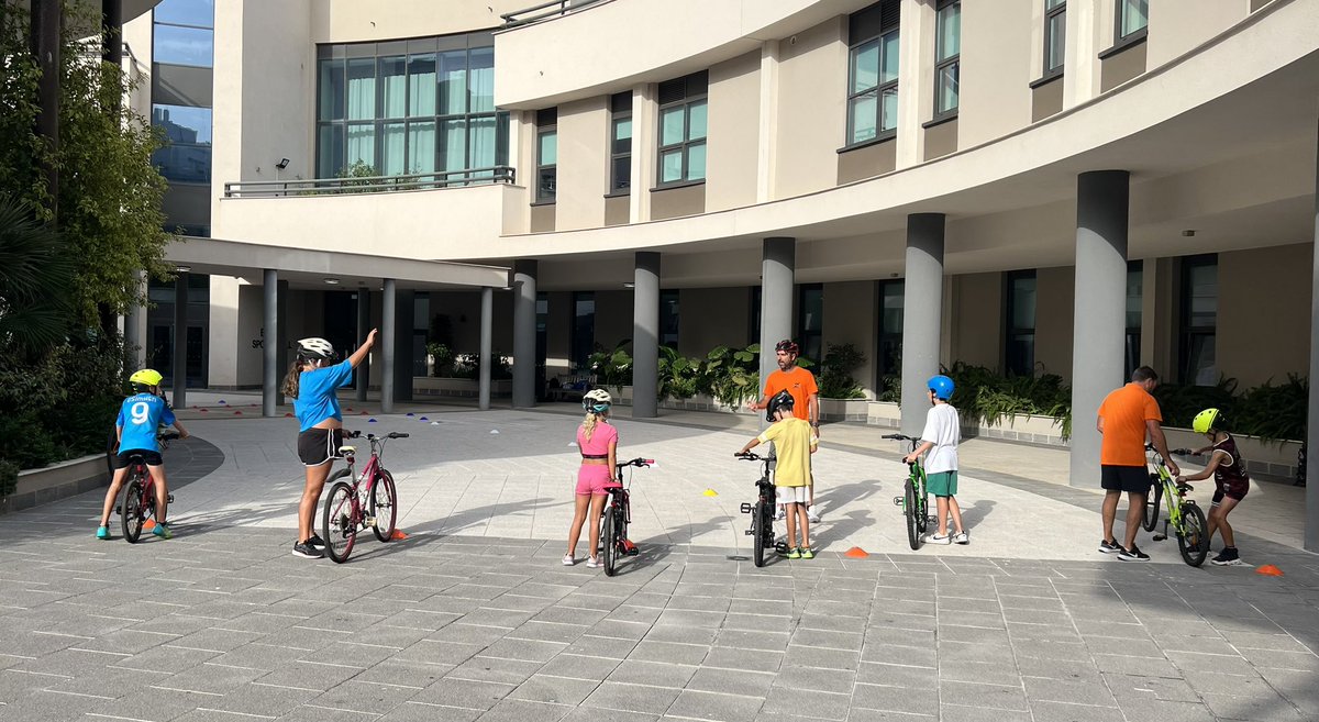 PBalban's tweet photo. Pedal Ready has just begun at Bayside and Westside today. Courses running this week #gibraltar #cycling #bicycle https://t.co/TsZb80zpYh