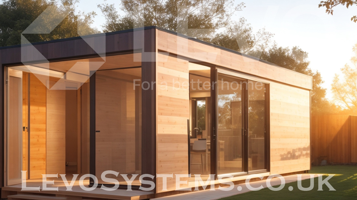 Create the ultimate mobile office with our range of doors. #levosystems #officegoals #slidingdoors #folingdoors #aluminiumdoors #forabetterhome