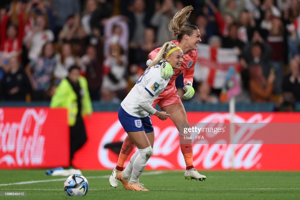 GettySport's tweet image. ENGLAND SURVIVE AND ARE INTO THE FINAL 8! 🦁

@Lionesses @FIFAWWC #Lionesses #ENG #FIFAWWC #BeyondGreatness 

📸: @ElsaGarrison - FIFA
