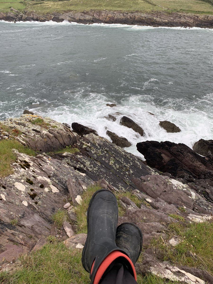 Lost in the beauty of nature, finding solace in the sound of crashing waves 🌊🏞️ #CliffTopRetreat #OceanEscape #PeacefulParadise