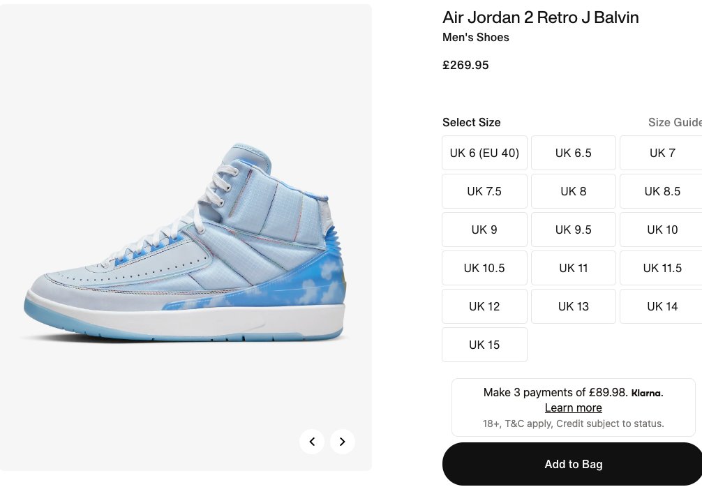 Ad: All sizes on Nike Europe
J Balvin x Air Jordan 2 Retro

UK:tidd.ly/3KqpPqc
FR:tidd.ly/43ZIaB6
DE:tidd.ly/3Oq0NIX
NL:tidd.ly/3OosXEa