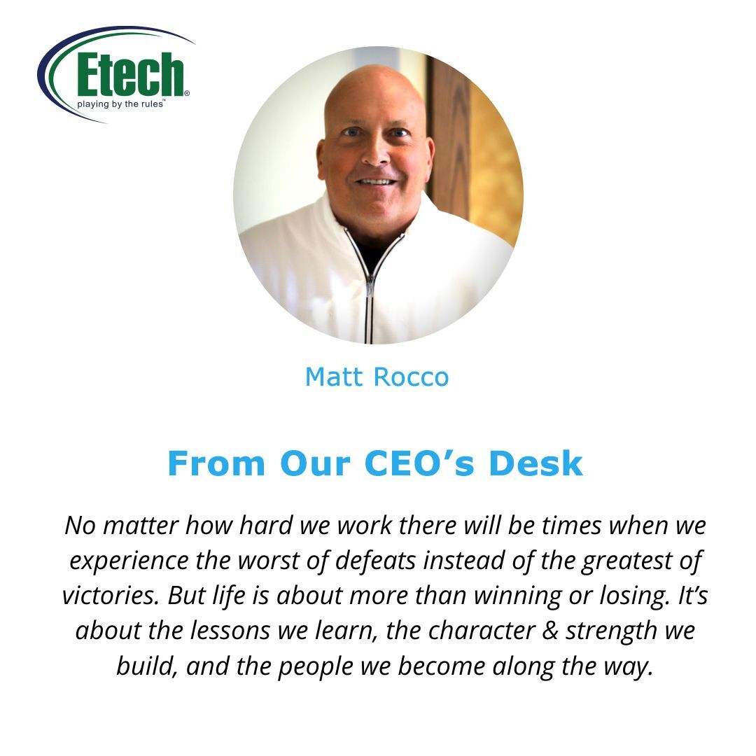 #MondaySpecial A special note from our CEO's Desk - Matt Rocco #WeAreEtech #EtechLeaders #LeadesrhipMatters #PeopleFirstCulture #LeadershipCulture #ServantLeadership