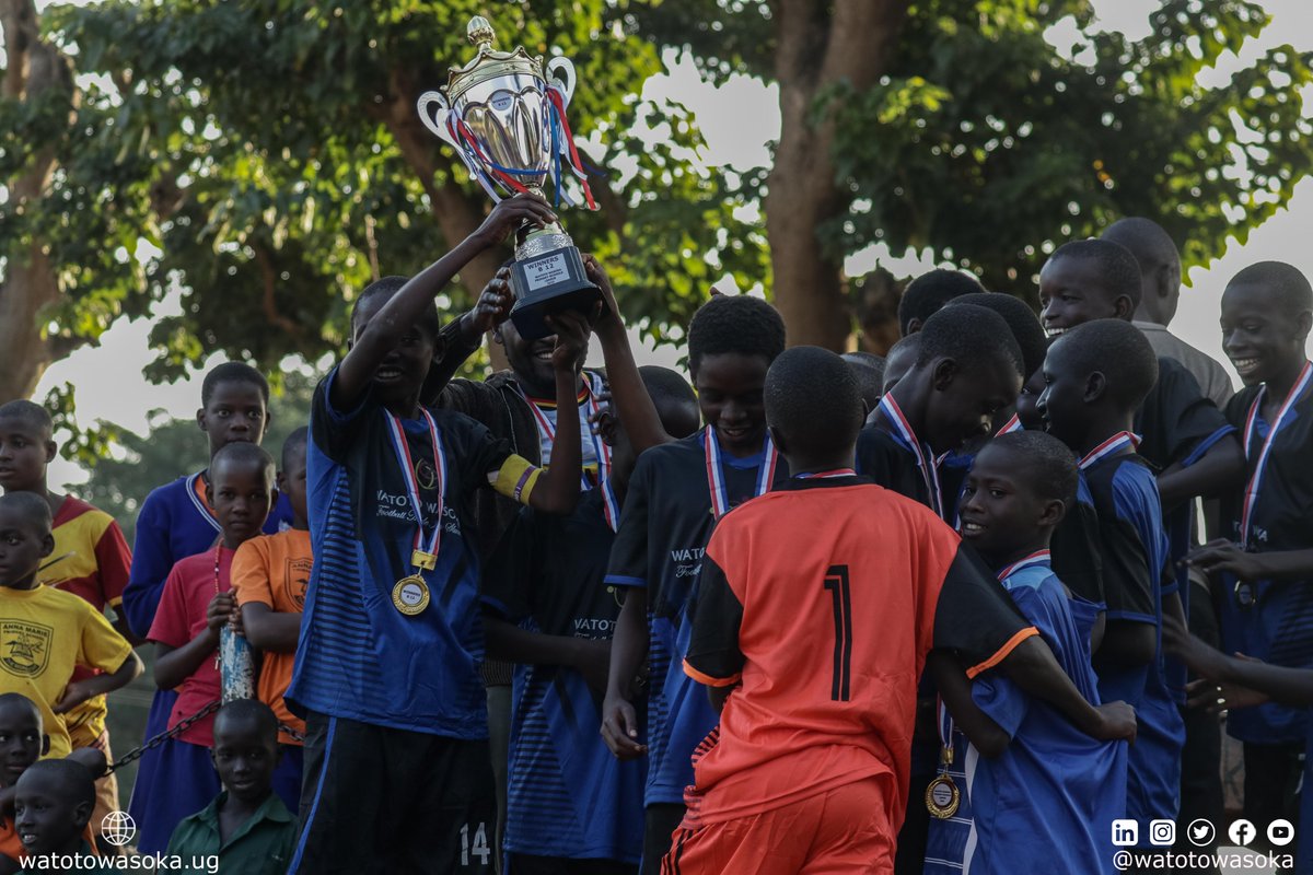 All hail the champions: Girls: Habanomu Quality Academy (Kawempe) Boys U-12s: Kampala Grammar (Mutundwe) Boys U-14s: KCCA Busega Primary School (Lungujja) A very deserving finale to a very exciting season! #FootballKids #FootballMadeInSlums