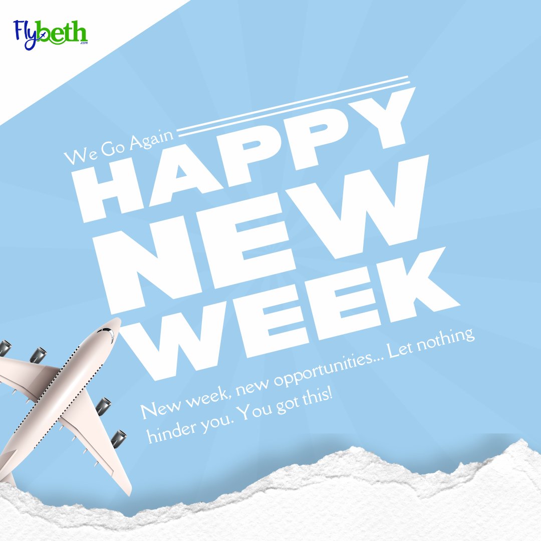 FlyBeth_'s tweet image. The new week comes with renewed opportunities and another chance to achieve your set goals. Great things however do not come by wishful thinking, you need to get up and grab those chances by the horn. And wherever you go, remember to go with Flybeth. Live. Travel. Explore📍