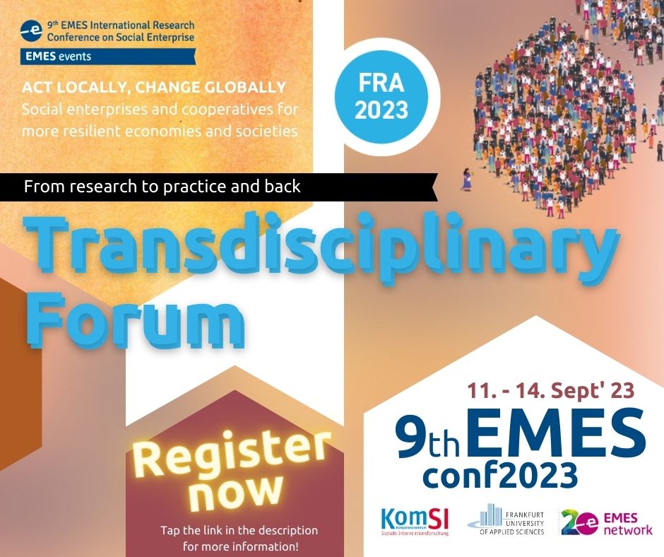 emesnetwork's tweet photo. Want to know how the Social Finance Sector ticks?

📣Join us for the Transdisciplinary Forum at the #9EMESconf
👉Programme https://t.co/YYqdFZifN2

#ActLocallyChangeGlobally https://t.co/TLyagljY2U