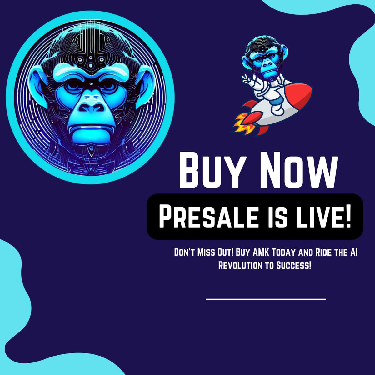 arraymonkarmy's tweet image. We are now officially at half-time at Presale Round 1! #ArrayMonk
This will be your last chance to get your hands on $AMK for $ 0.01
*Round 2 Price = $ 0.02 💯
Exchange Listing Price = $ 0.1 🚀*
Beware of Scammers and only use our Official Link to buy: arraymonk.com/dex