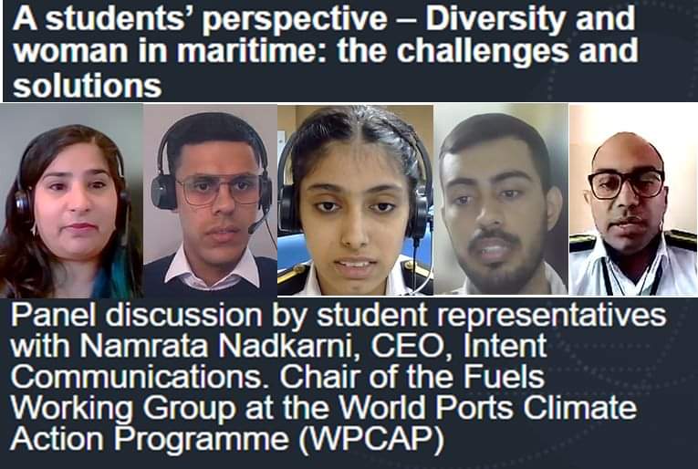 Fantastic Panel discussion looking into the students' perspective on Diversity and Woman in Maritime Industry moderated by Namrata Nadkarni,  CEO, Intent Communications. Chair of the Fuels Working Group at the World Ports Climate Action Programme (WPCAP) at the WAS Conf 2023.