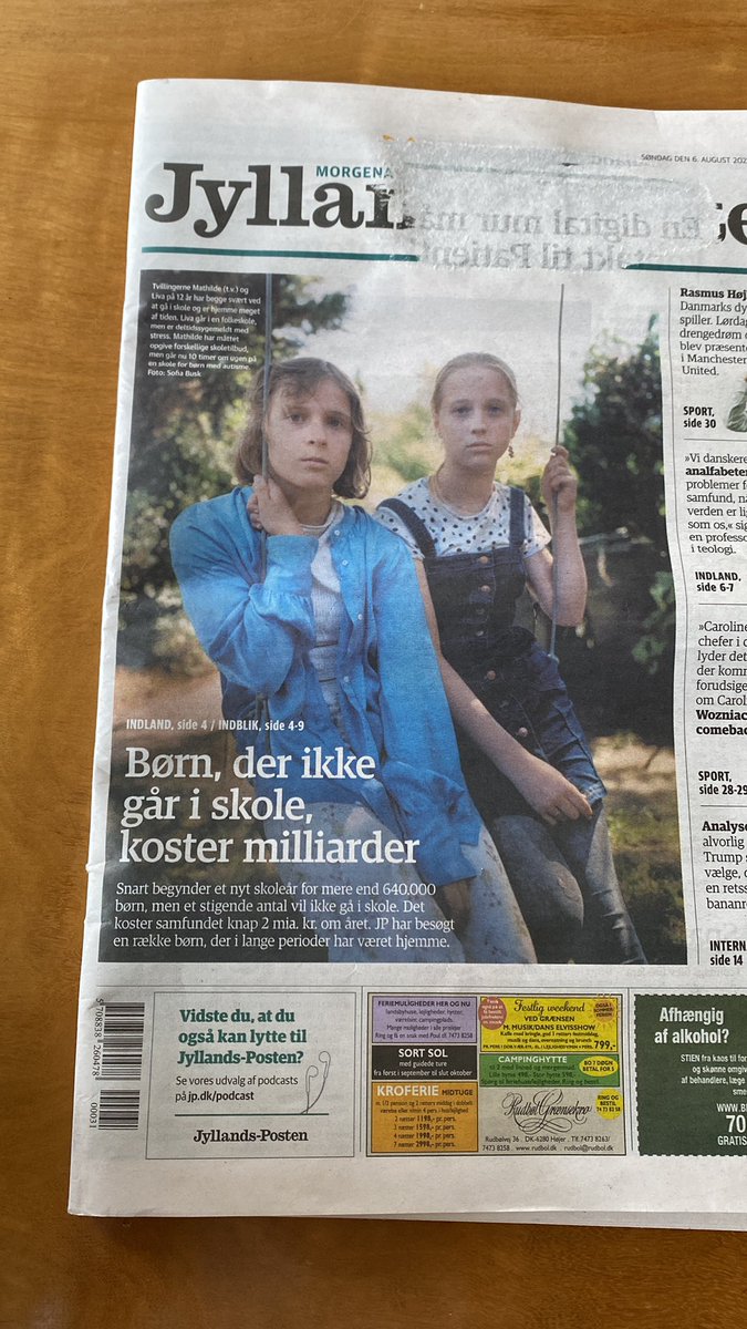 Katastrofe. For det enkelte barn, den forælder som ikke kommer på arbejde og for stats- og kommunekassen. Må og skal ændres. #dkpol #dksocial