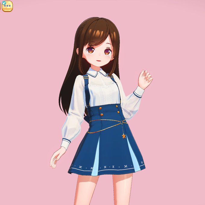 服の色を少し肌感のある色味にするのが透けてる感じのコツです 