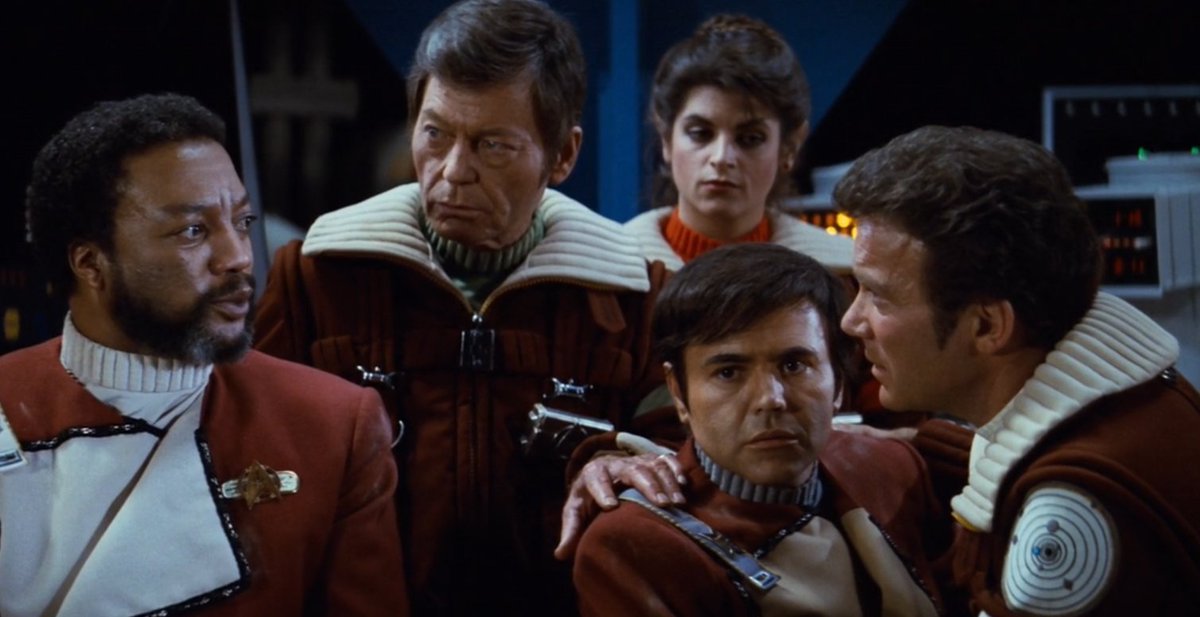 ShadowMann9's tweet photo. Watching Wrath of Kahn right now.🖖🏽 Such an awesome movie, and now I notice how basic the effects are and it STILL holds up because of the excellent writing and acting. Star Trek still lives in the hearts and minds of it's real fans. #RoddenberryTrek https://t.co/pvWKPmFutm