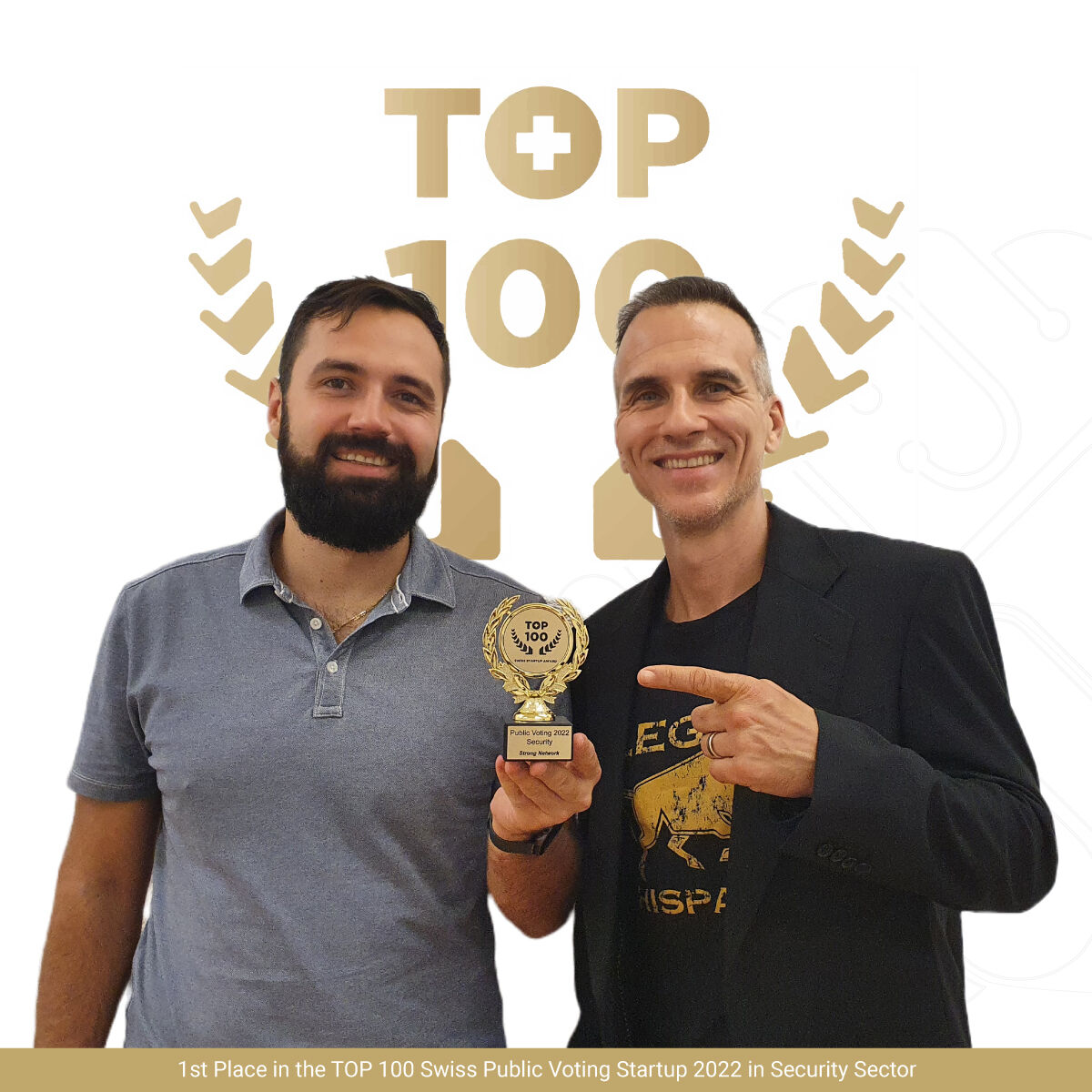 Remember last year, we ranked number 1 among #Swiss startups in the #security category! Thanks to all of you who voted for us 🏆 We're thrilled to be recognized among so many incredible startups. Good luck to all participants this year!

#TOP100SSU #StrongTeam #StrongNetwork