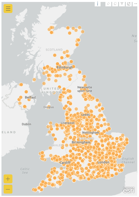 Black_Box2020's tweet photo. This crimekstopper's heat map of County Lines hotspots is wild. Says it all really. How on earth can we tackle this without a national policy?!

#crime #countylines #moderslavery #childcriminalexploitation https://t.co/ReOU1Oe8oV