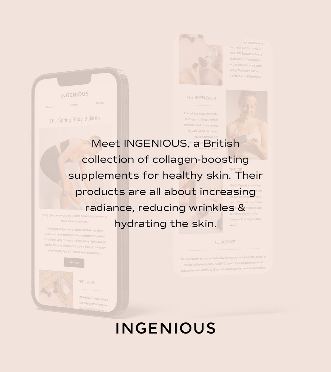 luciannesoley's tweet photo. For the last 8 months, we've been providing @feelingenious with monthly design support. Sound like something your small business could do with regular support with too? Drop us a DM and let’s chat! #soleycreative #commercialdesign #wellnessbrand #feelingingenious #designretainer https://t.co/62ihzIVyLz