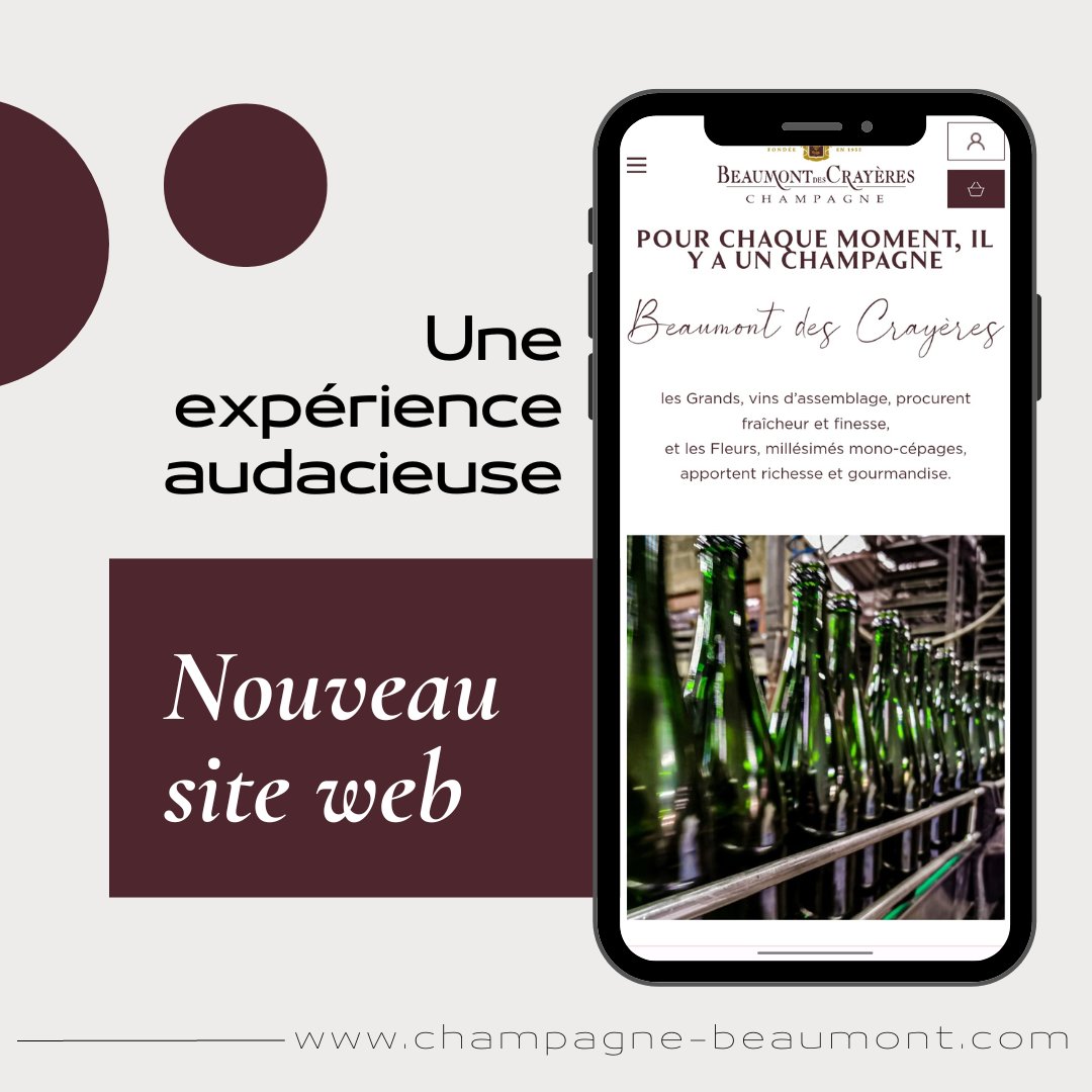 Bdescrayeres's tweet photo. 🌐 CELA FAIT DÉJÀ 9 MOIS QUE NOTRE NOUVEAU SITE EST EN LIGNE ! 🌐

Venez découvrir ou redécouvrir notre site web fraîchement arrivé sur la toile le 12 octobre 2022. Une expérience audacieuse et unique vous y attend.

➡️ https://t.co/9GkD4nWQma ⬅️ https://t.co/PBDSBr7nNz