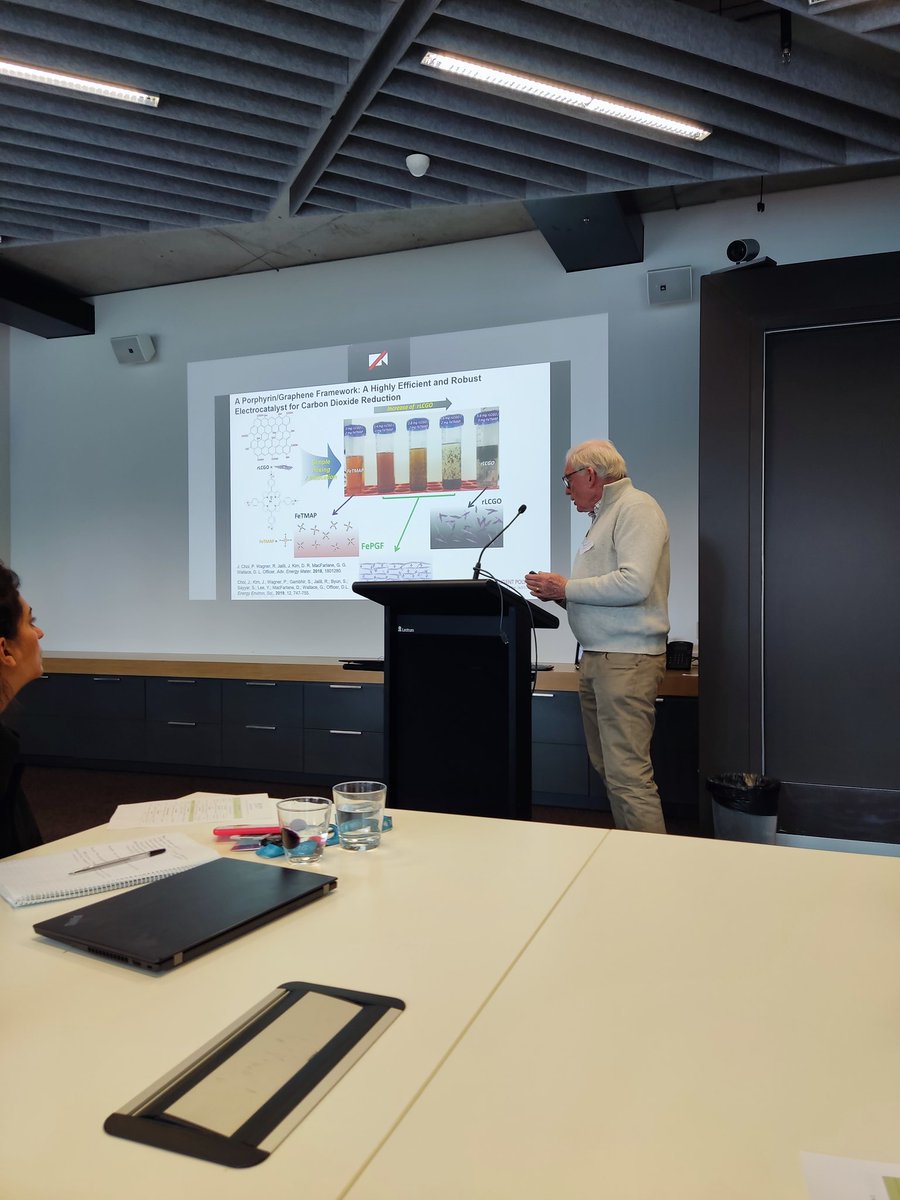 Manuel__82's tweet photo. @arc_storEnergy symposium 2023 gathered impresive researches such as Prof Michel Armand, Prof. David Officer, @lkw_sci and the scientific Director of @BCMaterials, Prof Senentxu Lanceros. @Roche_project @MSCActions @Deakin https://t.co/s2Fi6joiF5