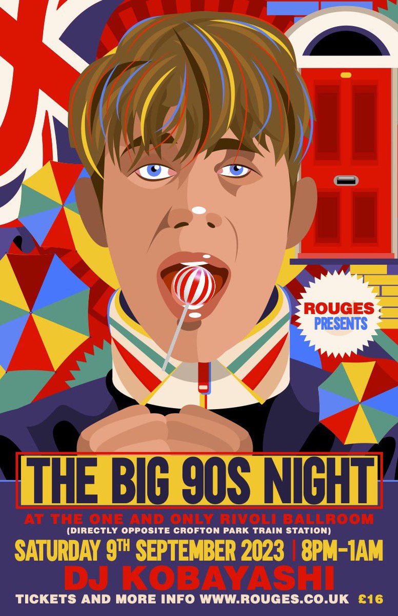 RivoliBallroom's tweet photo. We are brining the 90s back this September at the Rivoli with @rougesdisco. Everything from Blur, to Pulp, TLC, House of pain to Prodigy. So if you loved a mix tape on actual tape then this is the night for you. Tickets and info https://t.co/COASsxQlzN https://t.co/9zF2cElvyY