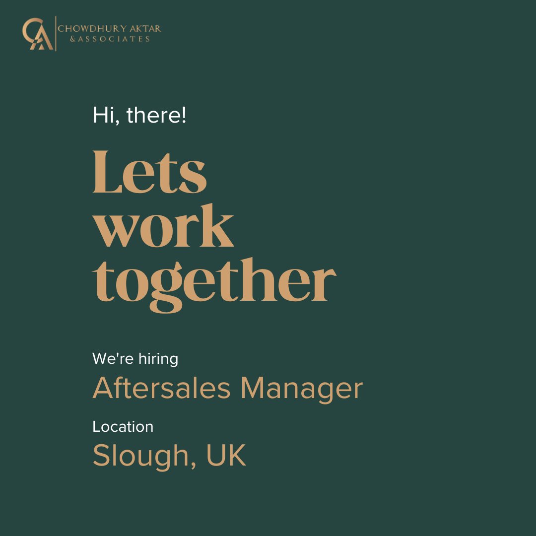Talen7workforce's tweet photo. We're working with one of the largest car dealers in the UK and seeking an Aftersales Manager / Technical Service Manager to lead their Technical Service Department and ensure top-notch customer care. #UK #London #Slough #Hiring #ApplyToday #JobVacancy #LondonJobs https://t.co/wAEJe2OcPe