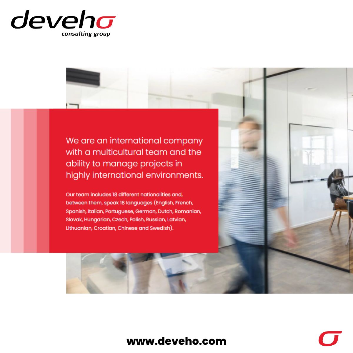 Deveho Consulting Group is an international business partner focused on multi-country implementations of Sage Software Solutions.   

Discover us: deveho.com/about-us/ 

#Devehoconsultinggroup #international #erpsolution #implementation #sagex3 #erpsoftware