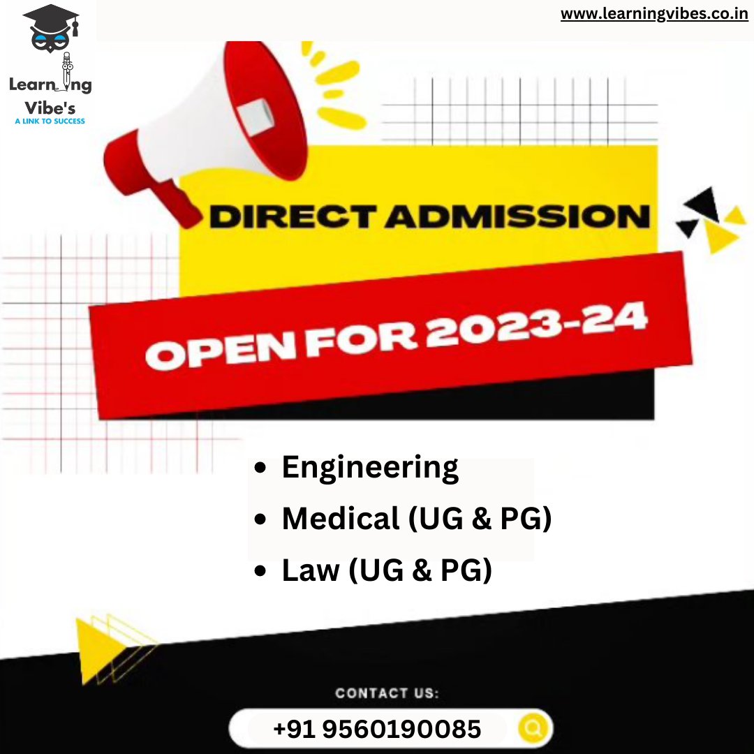 learning_vibe's tweet image. Get Direct Admission Under Management Quota In Top Colleges Of India.

For More Info:-
𝐂𝐚𝐥𝐥 𝐔𝐬 𝐍𝐨𝐰: +91- 9560190085
𝐄𝐦𝐚𝐢𝐥: admin@learningvibes.co.in
.
.
.
#learningvibes #BDS #NEET #APPROVED #qualified #contactus #institute #education #management #delhiuniversity