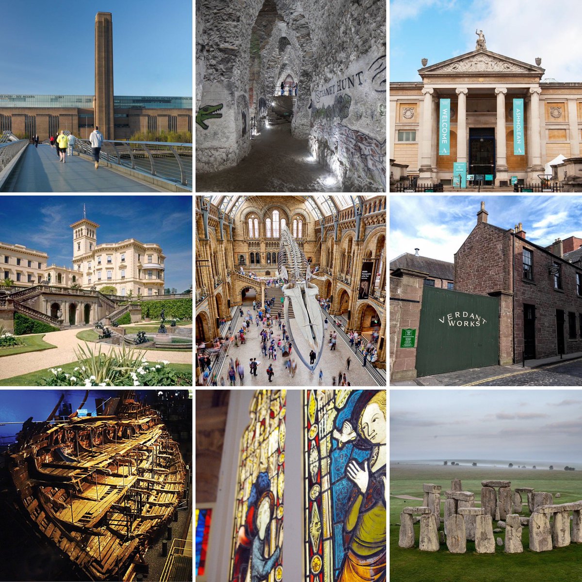 rachmackay's tweet photo. 10 days till Delivering the Visitor Experience launches and 10 days to use your code VISITOR25 to get 25% off pre-orders at https://t.co/sgrSs6eCs4

To celebrate, here’s 9 of the amazing sites featured in case studies in the book. Can you recognise them all? https://t.co/V4nUZ72mSI