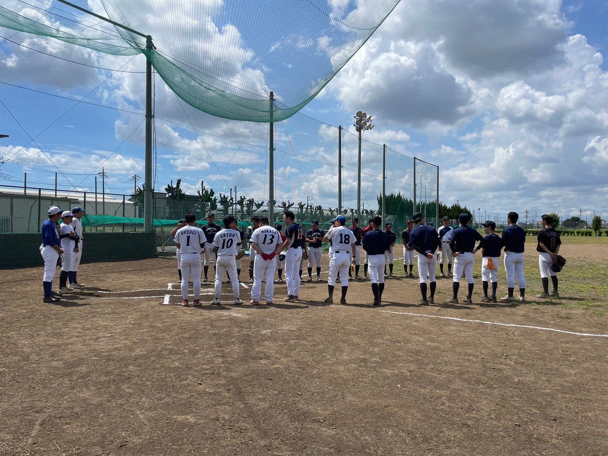 先日、OB戦が文教大学第2グラウンドにて行われました⚾️
ご参加いただいたOBの皆さん、暑い中ありがとうございました！

日頃より本当に沢山のご支援・ご声援ありがとうございます🙇‍♂️🙇‍♂️
今月26日より始まります全日本大学を始め、今後とも何卒よろしくお願い致します！