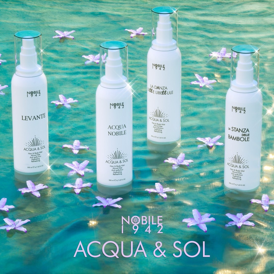 Per profumare questo primo lunedì di agosto, vi presentiamo quattro nuvole profumate - idratanti, rinfrescanti, anti-pollution - che compongono la linea estiva ACQUA &amp; SOL di <a href="/Nobile1942/">Nobile 1942</a> 
Articolo: bit.ly/3DK1ffZ
In collaborazione con <a href="/Neos_1911/">Neos 1911</a>
#thanksto <a href="/Nobile1942/">Nobile 1942</a>