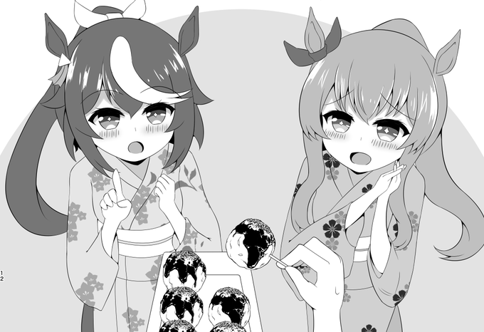 脱稿しました!夏コミ本出ます!よろしくお願いします! これは今回の原稿でお気に入りのたこ焼きにたかるテイマヤ
