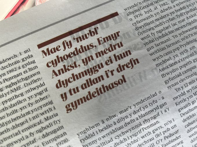 Emyr Glyn Williams tweet media