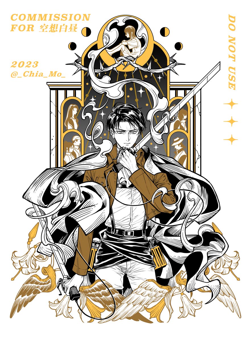 進撃リヴァイ】希少 進撃の巨人 リヴァイ エレン WIT STUDIO スクエア