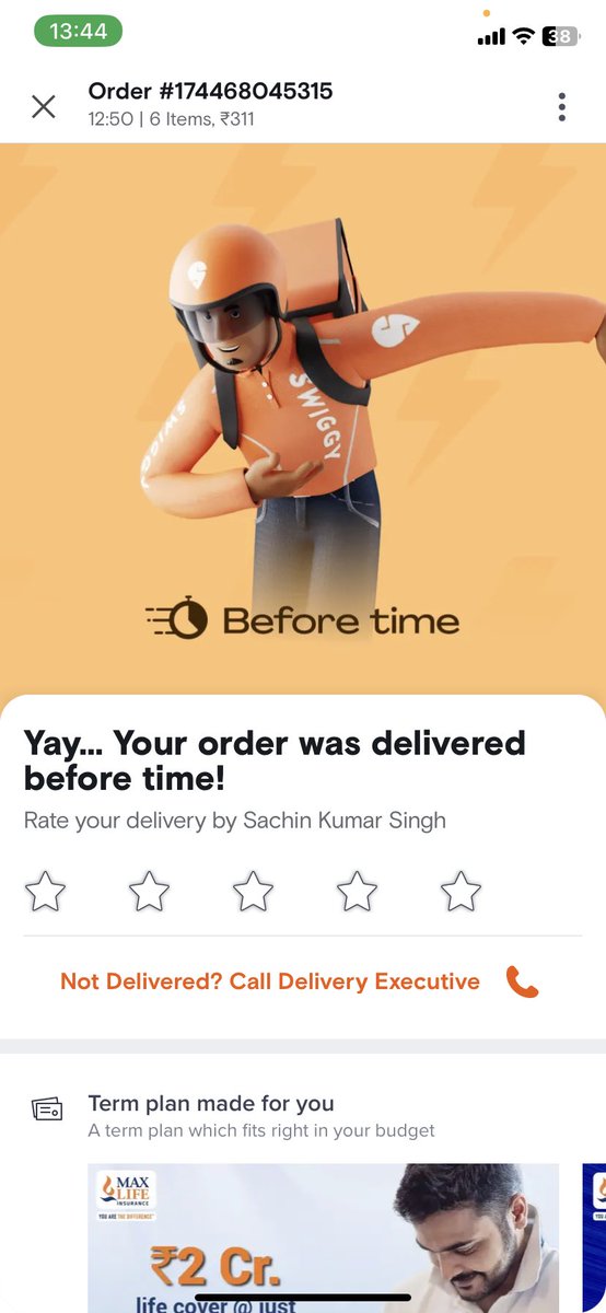 sarcasmisgod's tweet photo. @SwiggyCares order given before time! But made sure items are missing !! Can I get a call ! Am
On hold since 17 mins https://t.co/xkDVoy3Ff8