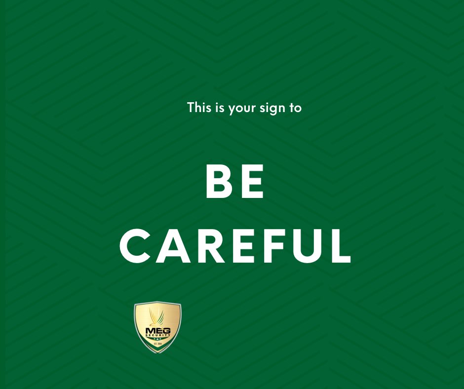 Your safety comes first✔️