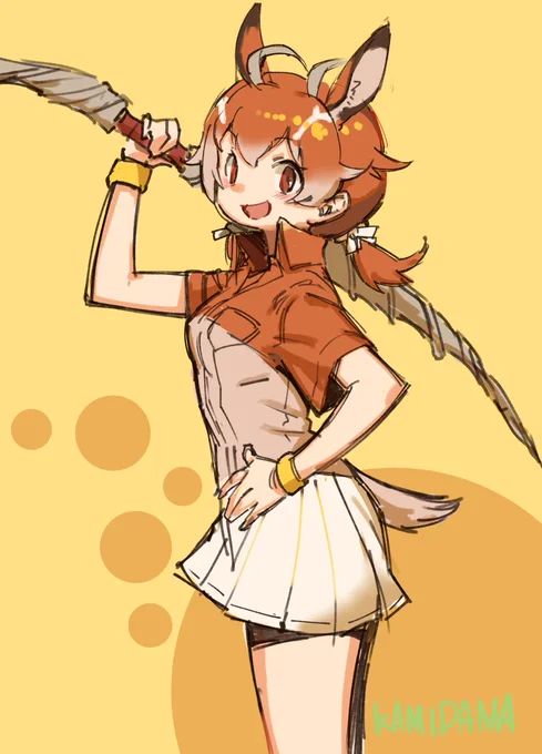 インパラ正体は惨敗!! の落書き #けものフレンズ