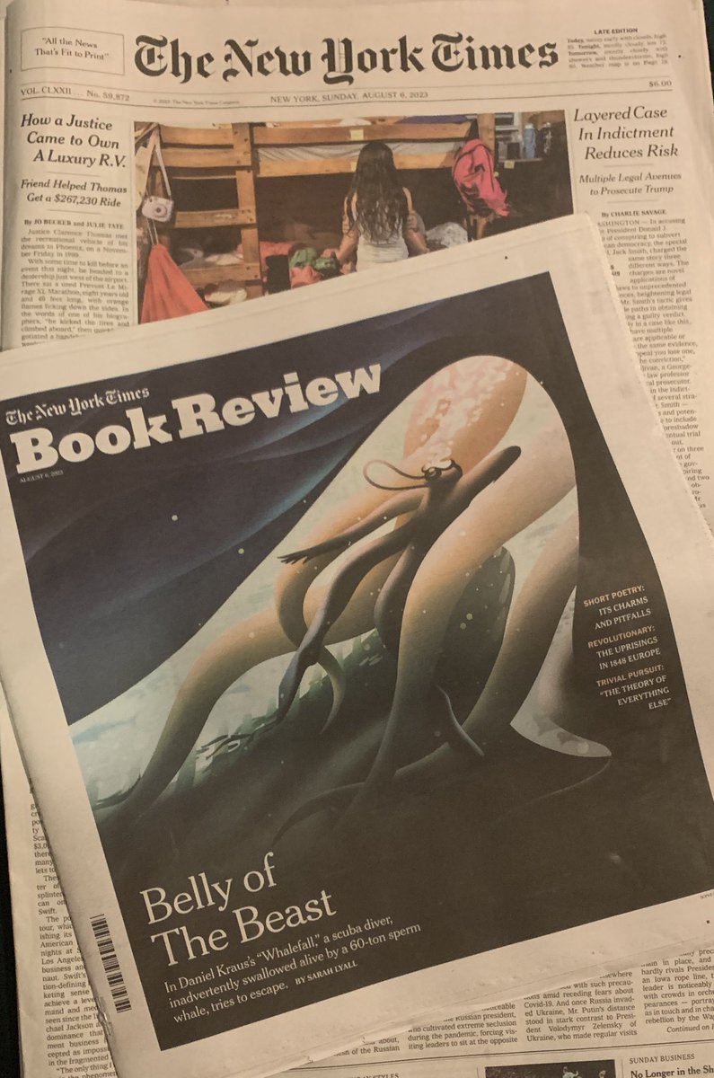 A full page review of my book ‘The Theory of Everything Else: A Voyage Into The World Of The Weird’ made it into yesterday’s New York Times print edition. The book’s out now in all good American bookshops. Help a batshit author out &amp; pick up a copy today 👇tinyurl.com/4csa75h9