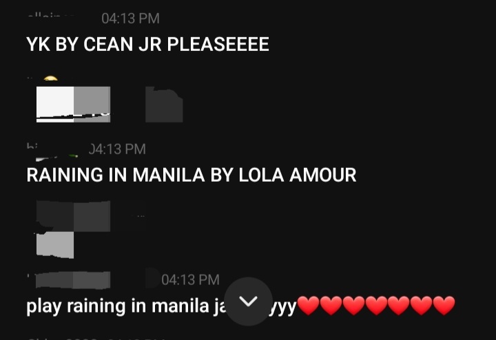 ramen_heewonki's tweet photo. Hello po, i just wanted to say for those who we're in jay's live, imo i think that we should stop recommending Filipino songs just for a moment because i think that we should also give other engenes a chance to recommend a song, we've already been spoiled to much 😭😭++ https://t.co/dY9vUsJRHw
