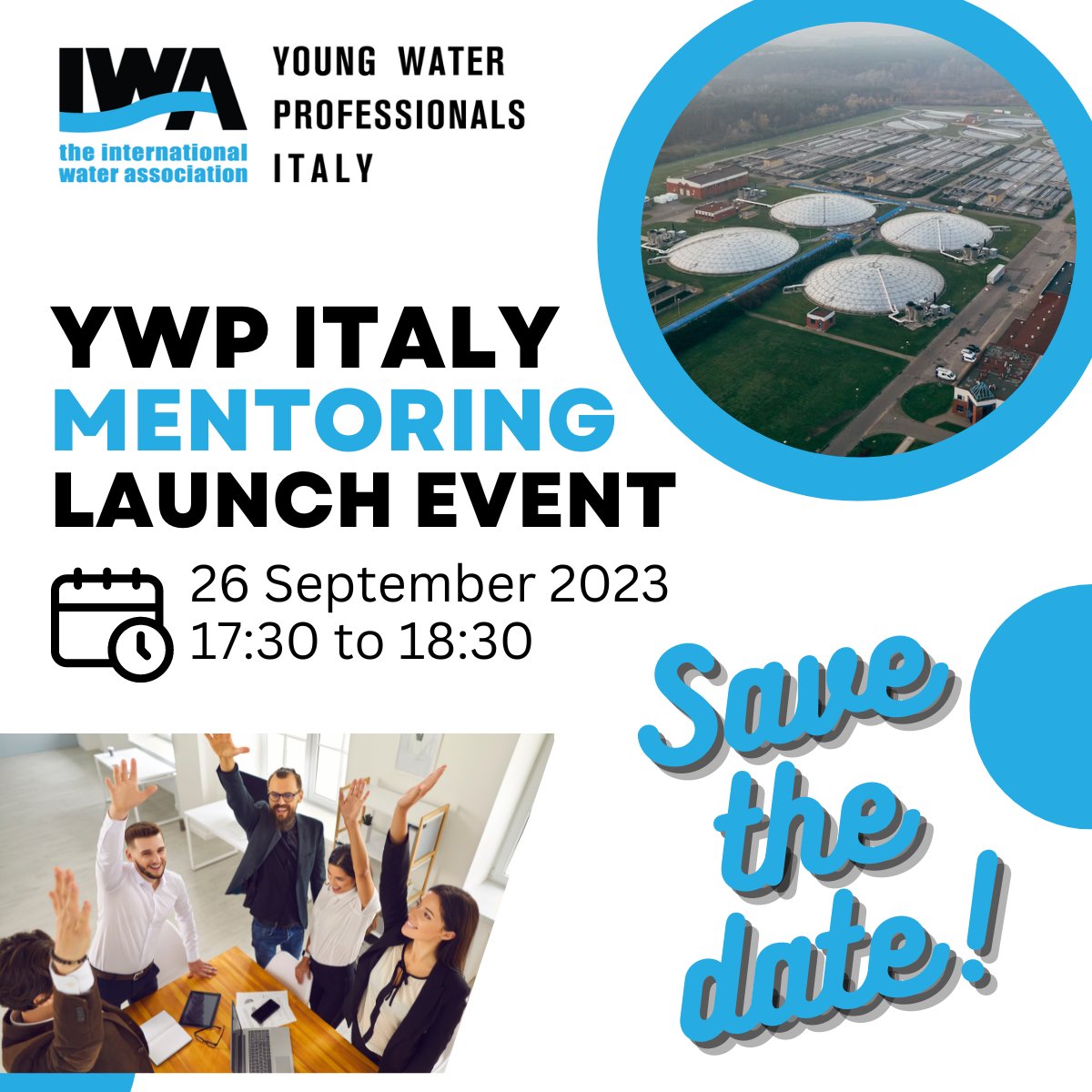 🔊 Upcoming YWPIT events #2: Mentoring launch event 👨‍🏫👩‍🏫
📌SAVE THE DATE📌
📆 26 September 2023
🕐from 17.30 to 18.30 (1h)

If you want to improve your skills and get guidance in your career, join us!

The event will be held in 🇮🇹 and 🇬🇧 languages✅
More information coming up 🕒