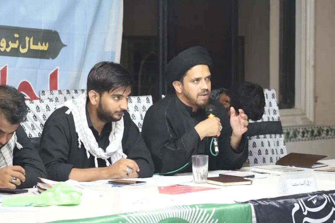 imamia_students's tweet photo. آئی ایس او پاکستان کراچی ڈویژن کا تیسرا اجلاس عمومی برائے سال ترویج افکار شہید حسینی رح 5 اور 6 اگست کو مدینتہ العلم امام بارگاہ، گلشن اقبال میں منعقد ہوا۔ مرکزی اطلاعات سیکرٹری برادر علی حسن،مولانا روح اللہ رضوی اور رکن ذیلی نظارت پروفیسر ڈاکٹر زاہد علی زاہدی کی شرکت۔
#ISOPak https://t.co/fL0cKr6bZQ