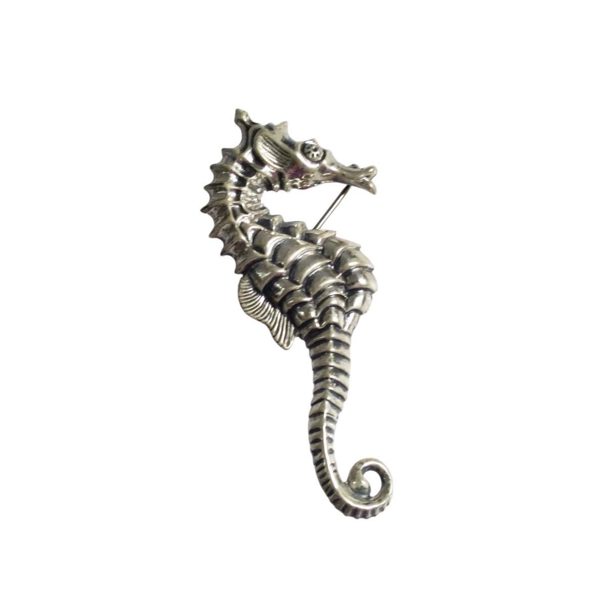 Vintage Sterling Silver Seahorse by Beau Craft .925, Vintage Pin,  Hatpin Accessories tuppu.net/1307997d #PinItT23 #SMILEttCIJ #SMILEtt23 #EtsyteamUnity