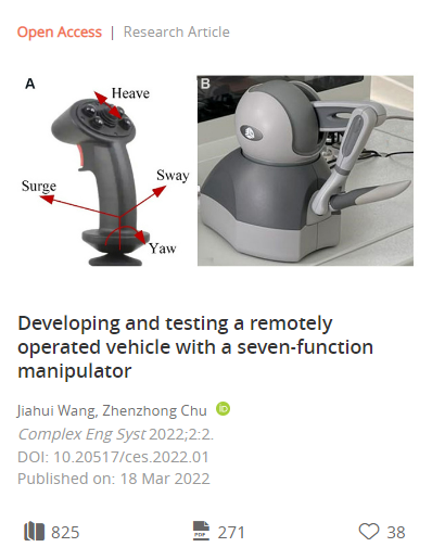 comengsys's tweet image. 😃This paper presents the development and testing of a remotely operated vehicle (#ROV).
#controlarchitecture #manipulator #Development #trackingcontrol
🔗comengsys.com/article/view/4…