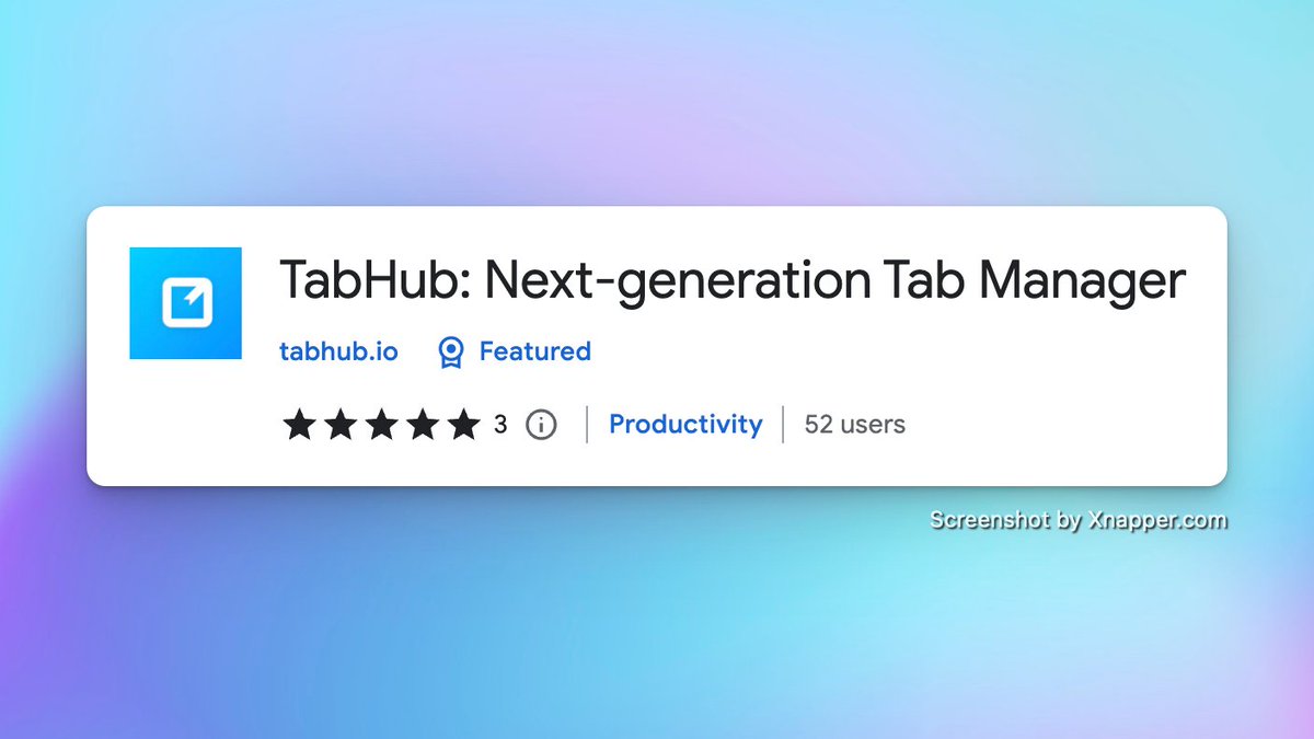 tabhub_io's tweet photo. 🎉 TabHub received the Featured badged from @GoogleChromeDev. They are very friendly and supportive. We have everything ready for an upcoming launch on Product Hunt: https://t.co/2GwoZ5HFGX https://t.co/P3vbKqBKTc