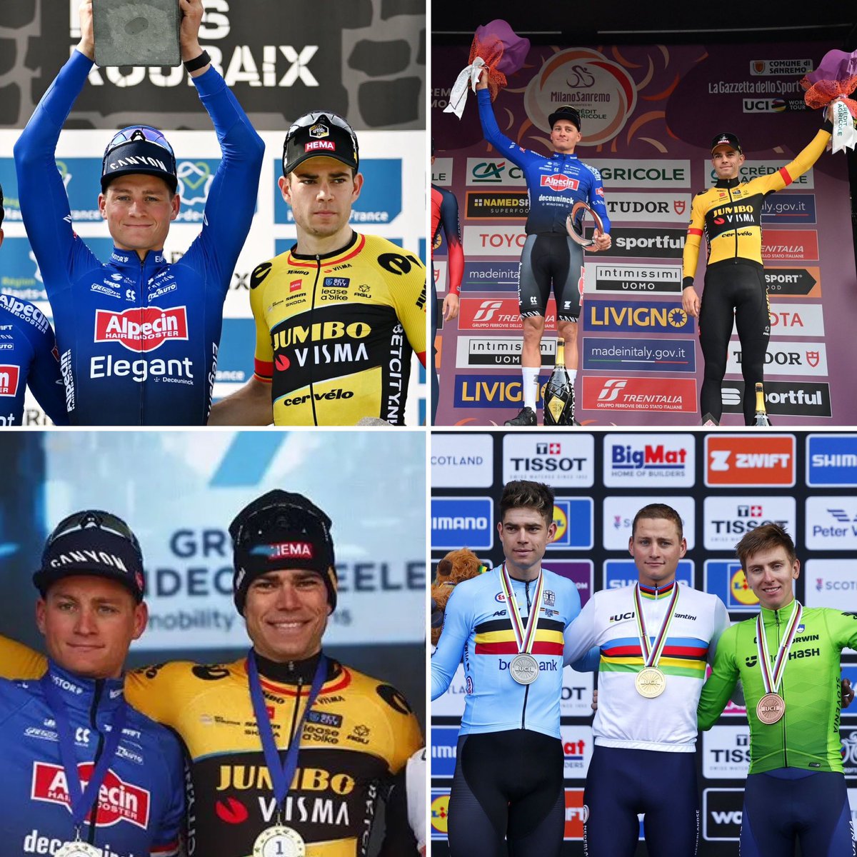 xulioconde's tweet photo. Estamos ante la rivalidad mas bonita de que nos ha regalado el ciclismo en toda su historia. Van ya, desde 2012, 9 podiums compartidos en Campeonatos del Mundo, tanto de CX como de carretera !!! 
Una rivalidad llena sobre todo de RESPETO!!!!
Gracias 🙌🙌🙌🙌 https://t.co/ehkpi2bj22