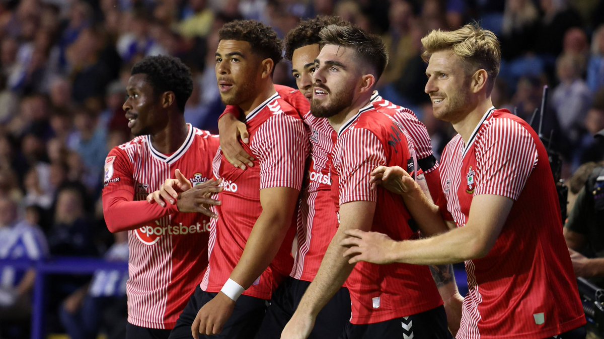 Saints_CV's tweet photo. This game week for #SaintsFC… 

EFL Cup🏆 - Gillingham (away) on Tuesday night, 7:45pm kick off time. 

EFL Championship ⚽️- Norwich (home) Saturday, 3pm kick off time. 

Bring it! 💪🏻🔴⚪️ https://t.co/v9cKCqwnqc