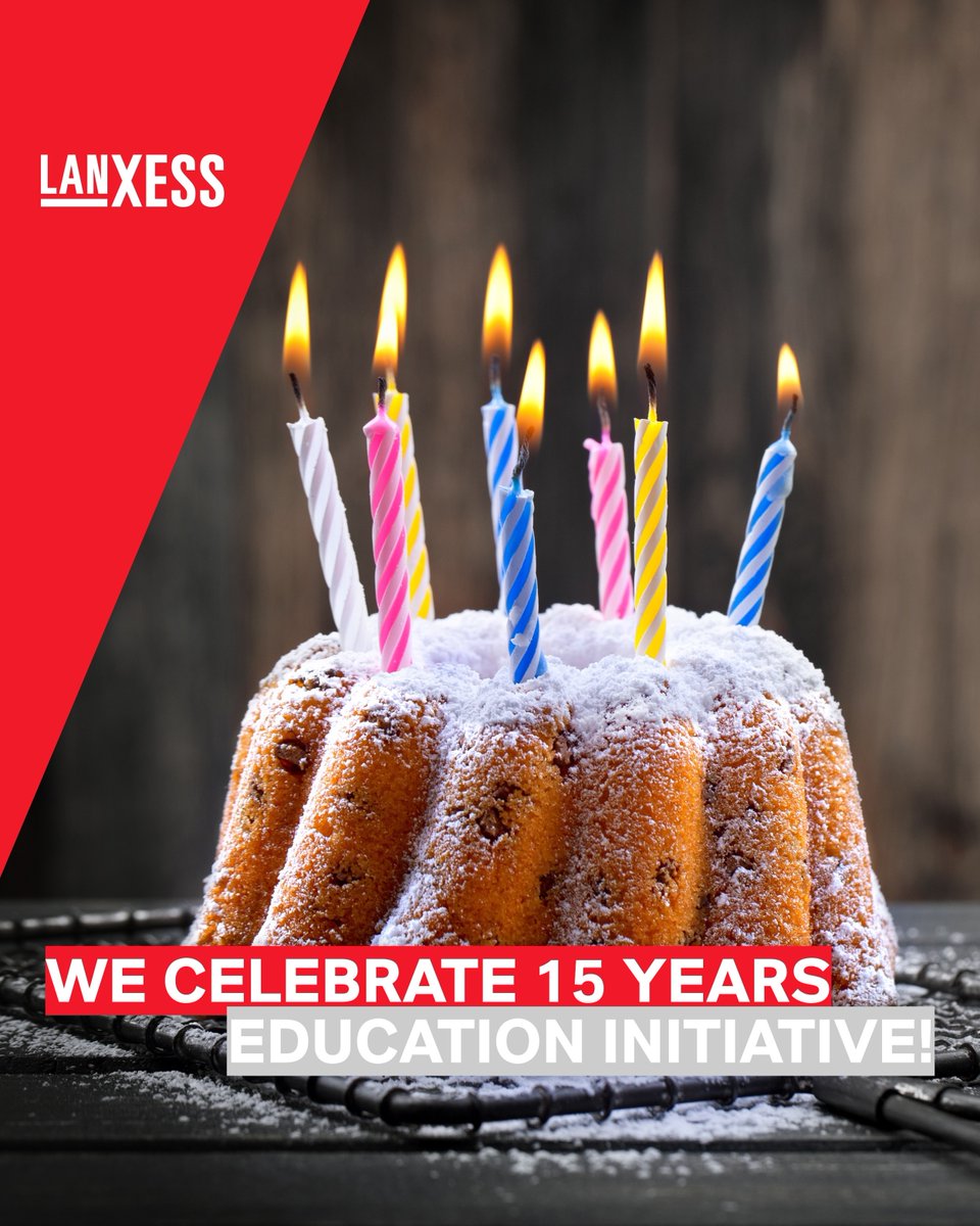 We are celebrating 15 years of the LANXESS Education Initiative. And it has been quite a journey. To reminisce a little, we will share some of our more than 900 projects in the coming weeks. Stay tuned! #15YearsofEducationInitiative