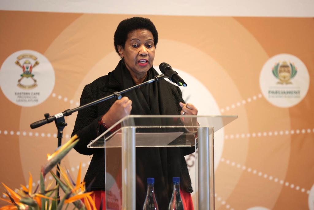 ParliamentofRSA's tweet photo. Former Deputy President of RSA Dr Phumzile Mlambo-Ngcuka has called for the #LegislativeSector to have empathy and fairness in implementation of its work. Also called for the adoption of SMART approach. #DevelopmentSeminar https://t.co/UaQa6PVjK7