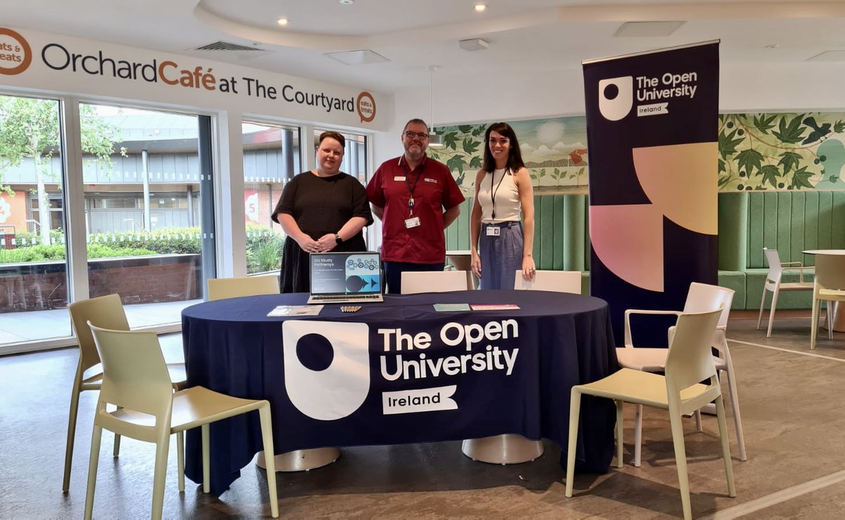 We are starting several Roadshows across Northern Ireland promoting the OU Health and Social Care modules and degree pathways. Today we are in the Acute Mental Health Inpatient Centre, Belfast City Hospital, until 11:30 am, then moving to the Everton Complex this afternoon.