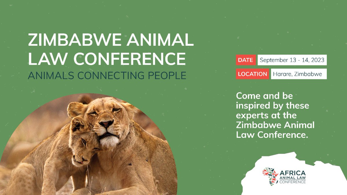 The Zimbabwe Parks and Wildlife Amendment Bill was recently approved by the cabinet. Do you want to know about the improvements and effects of this legal review. Be part of the inaugural confence.#ZALC2023