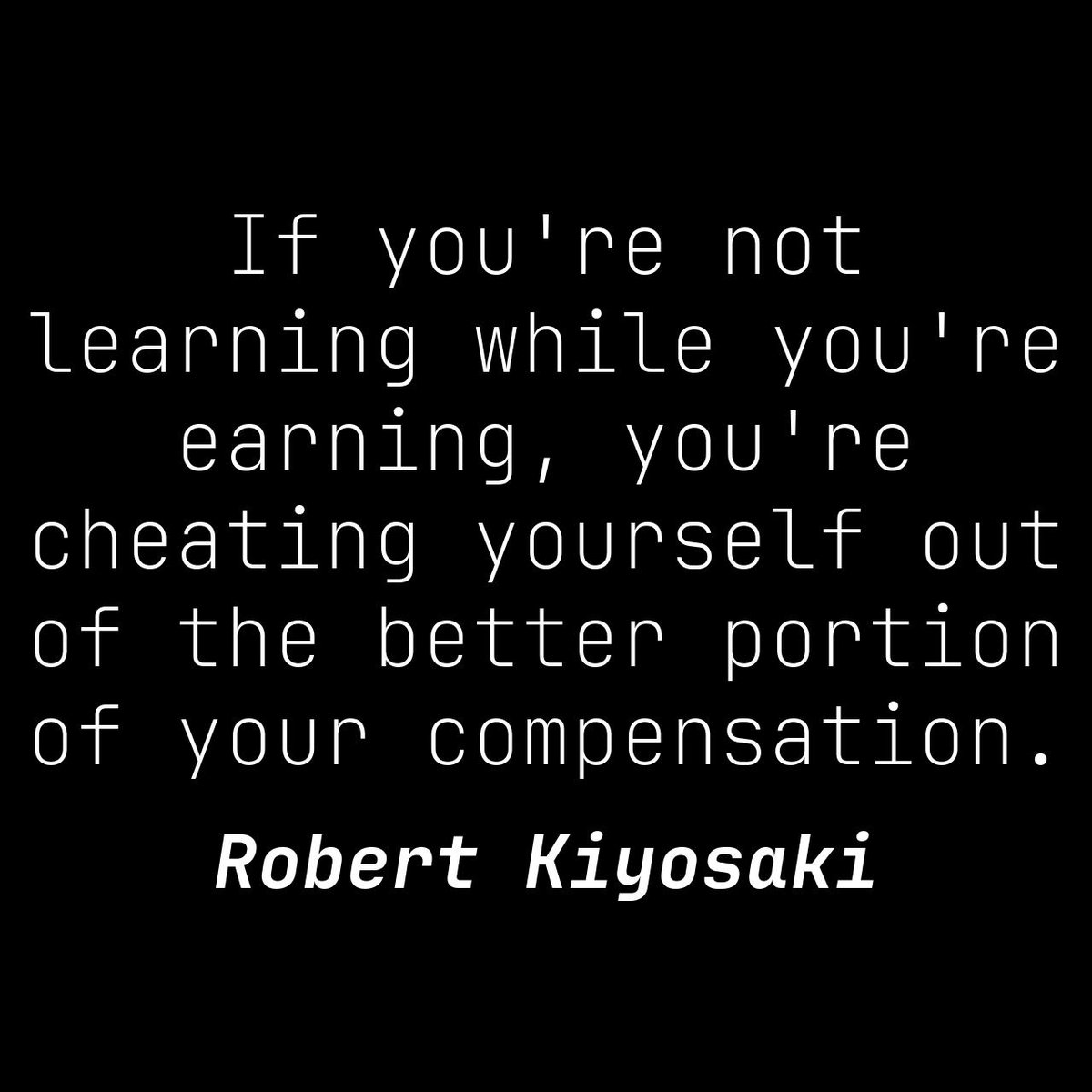 If you want to maximize your compensation, never stop learning! 📚💰 Invest in yourself and continuously grow. #LearningWhileEarning #NeverStopGrowing #MaximizeCompensation #ContinuousLearning