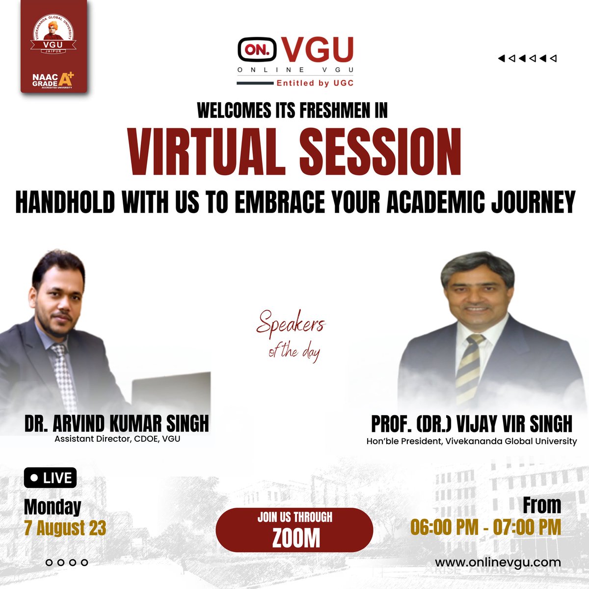 Online_VGU's tweet photo. Join us in the virtual realm as we embark on an enlightening journey of knowledge and innovation! 🚀🌐 Save the date for the Online Virtual Session at ONLINE VGU on August 7th, 2023. Unravel new horizons, connect with experts, and embrace the future of learning 🎓💻 #OVLINEVGU https://t.co/PIH00oRQvP