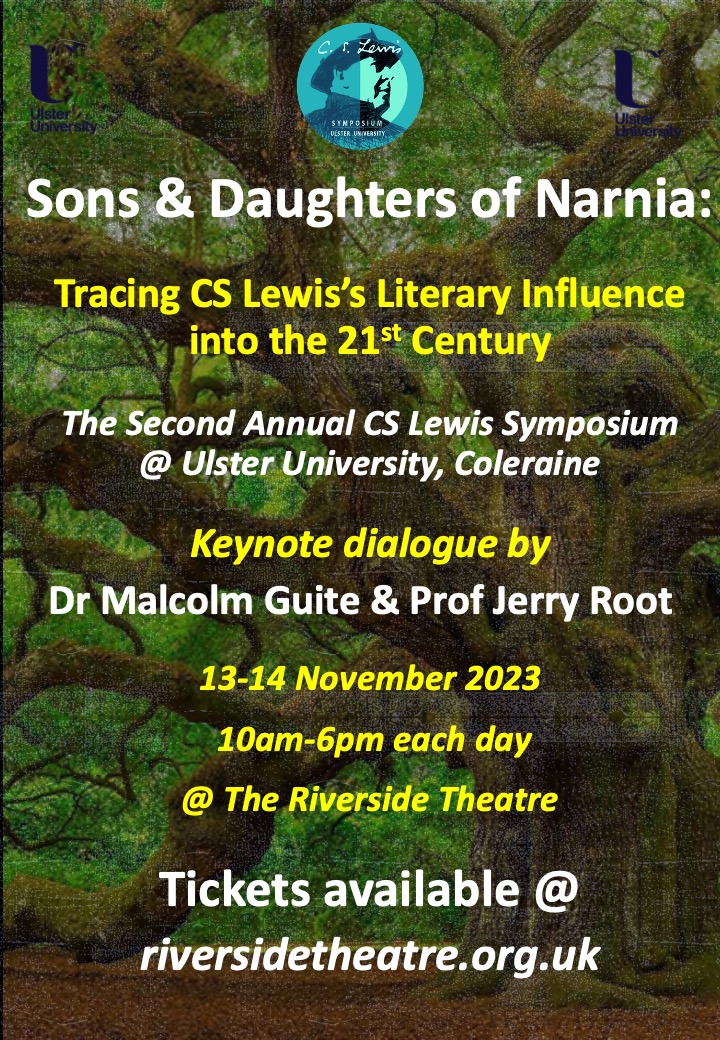 LewisGroupNI's tweet photo. The world is a bit of a mad place. We think it needs more CS Lewis. So we're giving it more CS Lewis. Book tickets today to the 2nd Annual CS Lewis Symposium at Ulster University (13-14 Nov). Hear talks by Malcolm Guite, Jerry Root & Lewisians from around the world #CSLewisUU https://t.co/Bf5CHOEskW