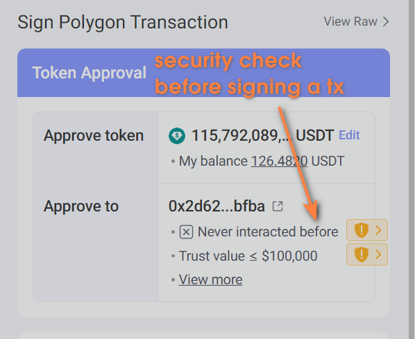 cool007zqw's tweet photo. As a two-year-old user of @Rabby_io , here's what I love the most about Rabby:
 
1. security prompt
2. standalone app
3. qrcode-based wallet support

goodbye MetaMask. https://t.co/82SzV8uG6E